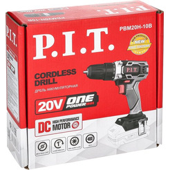 Дрель-шуруповерт P.I.T. PBM20H-10B (без АКБ и ЗУ)
