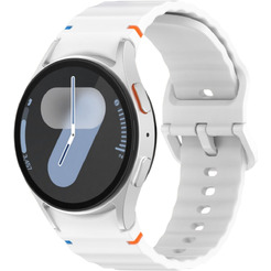 Ремешок Bingo Wave Stitching для SAMSUNG Galaxy Watch 4/5/6/7/FE (белый)