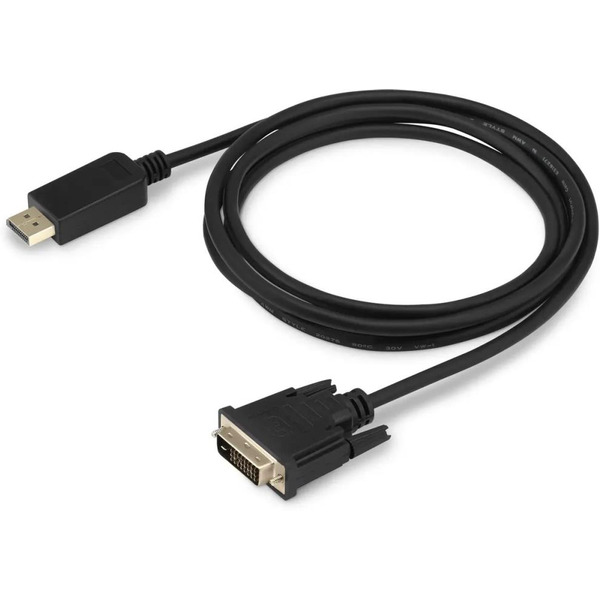 Кабель Buro 1.1v DisplayPort (m)/DVI-D (Dual Link) (2м, черный)
