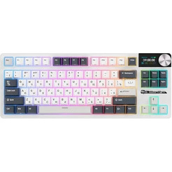 Клавиатура Royal Kludge RK S85 White Night (Cloud switch)