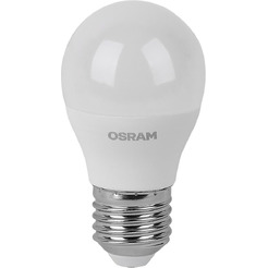Светодиодная лампа OSRAM LVCLP75 10SW/830 230V E27 10X1