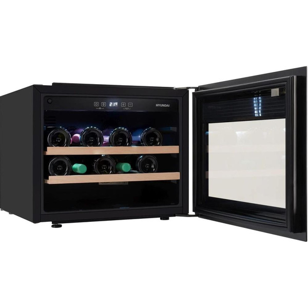 Винный шкаф Hyundai HBWC 0461 SCT (чёрный)