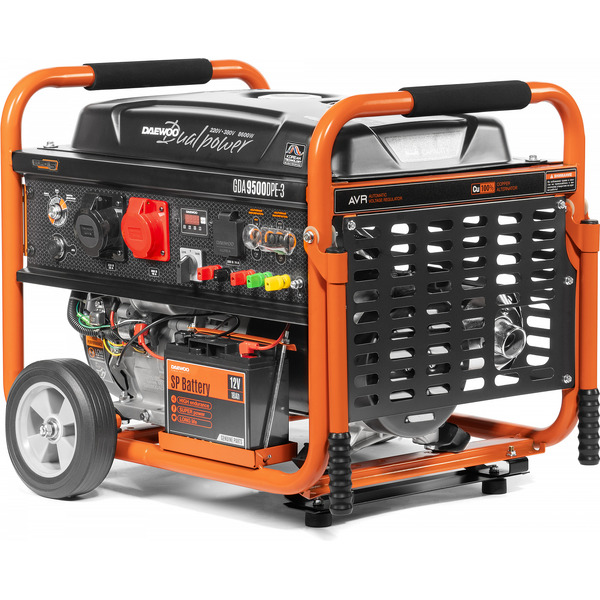 Бензиновый генератор Daewoo Power GDA 9500DPE-3
