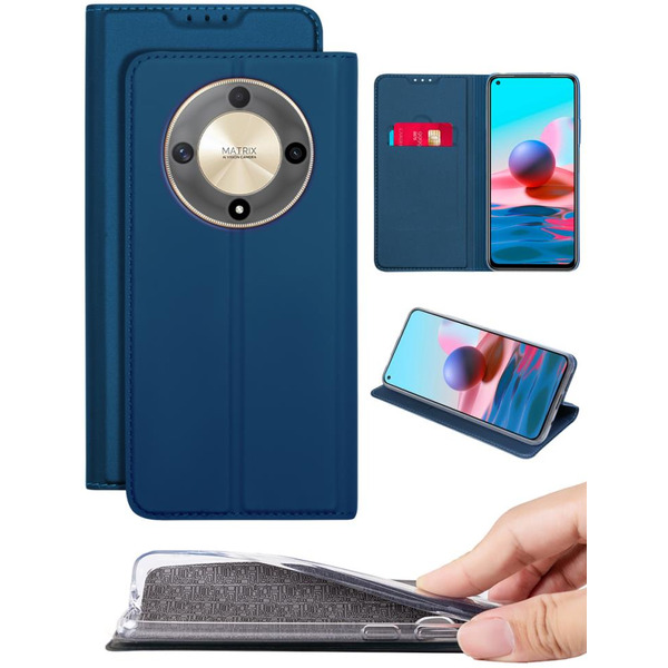 Чехол книга AKAMI Book case series для Honor X9b Синий (33590)