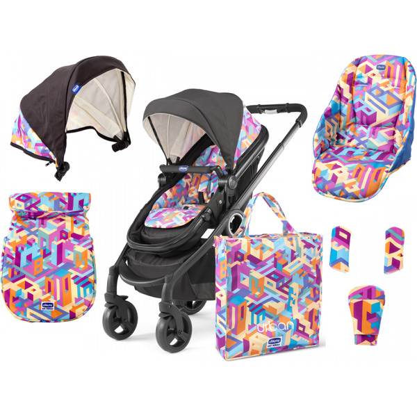 Набор для детской коляски CHICCO URBAN Itty Bitty City (Limited Edition)