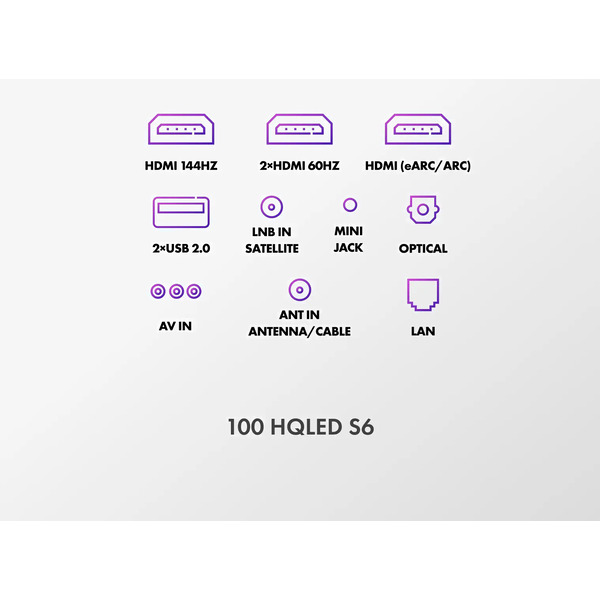 Телевизор Haier 100 HQLED S6