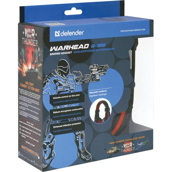 Игровая гарнитура DEFENDER Warhead G-185