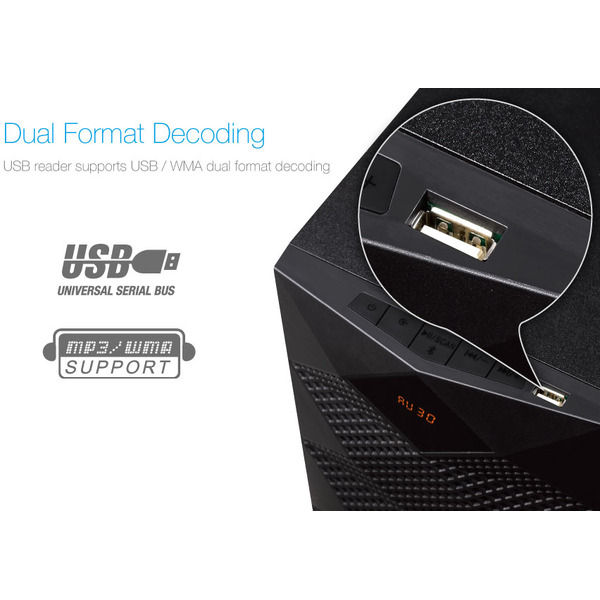 Активная акустическая система F&D A180X Black