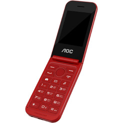 Кнопочный телефон AOC A285 (красный)
