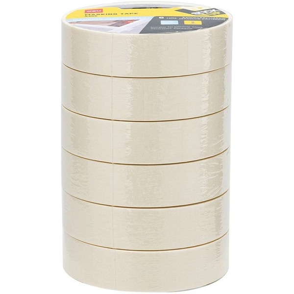 Клейкая лента малярная Deli EA405/6 (6 шт)