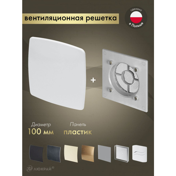 Решетка с панелью Awenta RWO100sz-PNB100