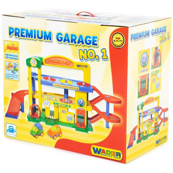 Гараж Полесье №1 "Премиум" с автомобилями (в коробке) 40398