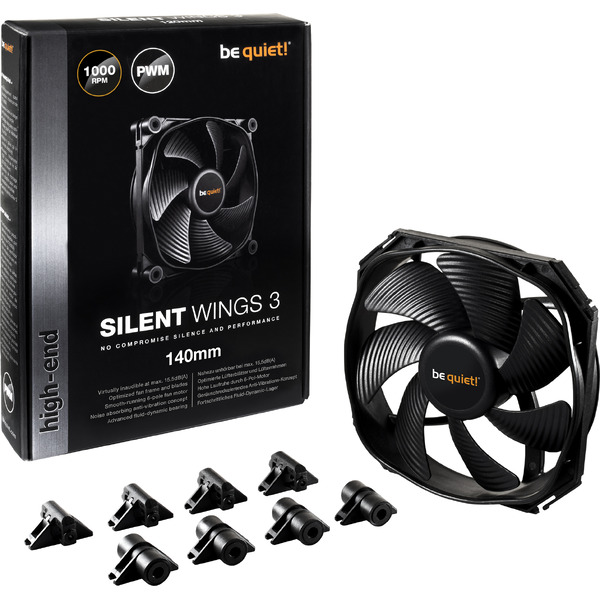 Кулер для корпуса be quiet! Silent Wings 3 140mm PWM (BL067)