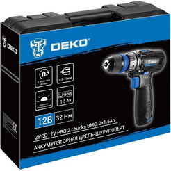 Дрель-шуруповерт Deko ZKCD12V PRO 084-1013
