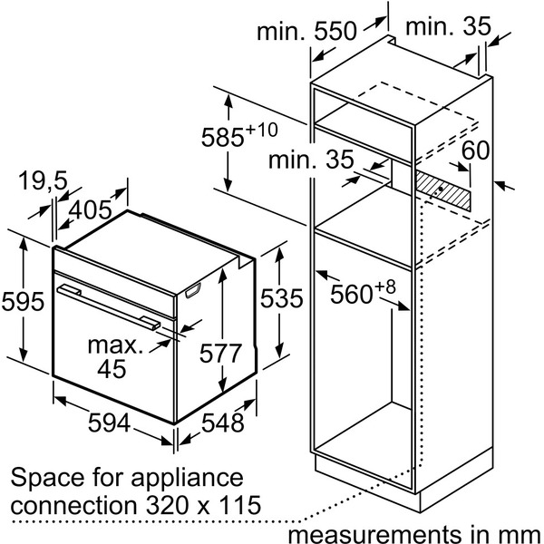 Духовой шкаф Bosch HBG635BB1