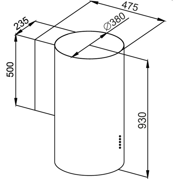 Вытяжка MAUNFELD Lee Wall (C) 39 (белый)