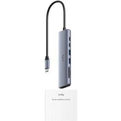 Разветвитель USB-C Cudy UH407