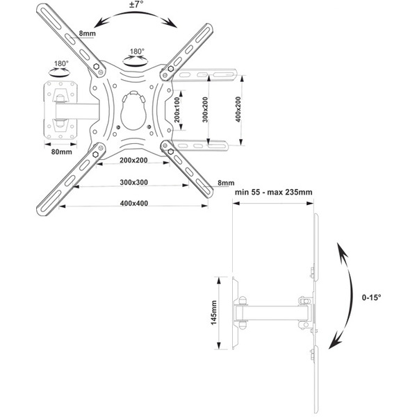 Кронштейн ELECTRICLIGHT КБ-01-85