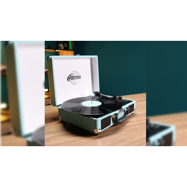 Виниловый проигрыватель Ritmix LP-160B (коричневый)