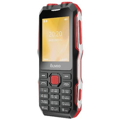 Мобильный телефон Olmio X02 (черный/красный)