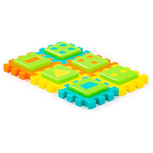 Игрушка развивающая Полесье Пазл №2 91390 (12 элементов, в пакете)