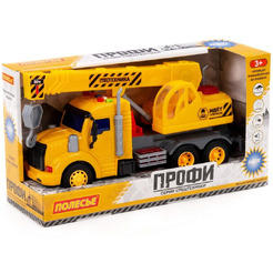 Автомобиль с краном Полесье Профи (желтый) 86600