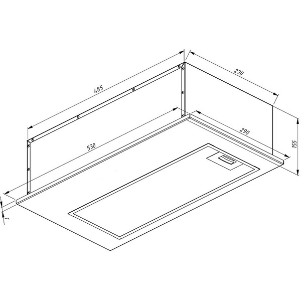 Кухонная вытяжка Akpo Mio 60 WK-12 (белый)