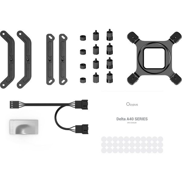 Кулер для процессора Ocypus Delta A40 Elite BK Dual FAN Delta-A40-BK2NNWN00X-GL