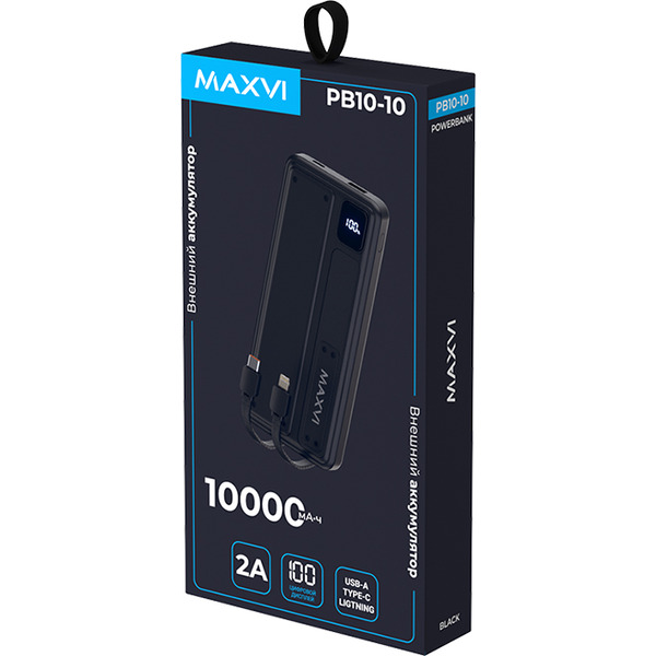 Внешний аккумулятор Maxvi PB10-10