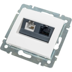 Розетка компьютерная Legrand Valena 695339 (белый)