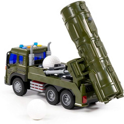 Автомобиль с зенитно-ракетной установкой инерционный Полесье Сити 95329