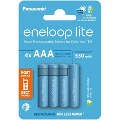 Аккумулятор Panasonic Eneloop Lite AAA BK-4LCCE/4CP (4 шт)