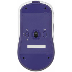 Мышь Royal Kludge M30 (белый/синий)