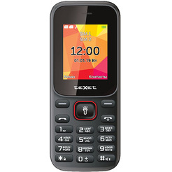 Мобильный телефон TEXET TM-124 (черный)