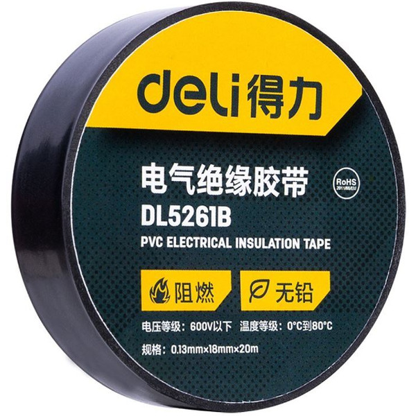 Изолента ПВХ Deli DL5261B