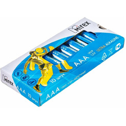 Батарейка Mirex Ultra Alkaline AAA 10 шт LR03-M10