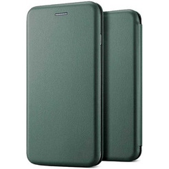 Чехол-книга CASE Magnetic flip для Xiaomi Redmi 10 (зеленый)