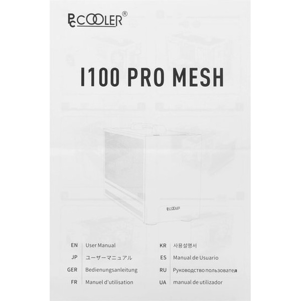 Корпус ITX PCCooler I100 PRO MESH WH C3-A110WHP0-GL (без блока питания)