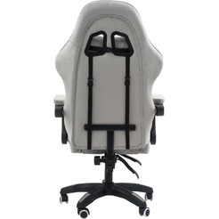 Вибромассажное кресло Calviano 1584 (велюр, серый)