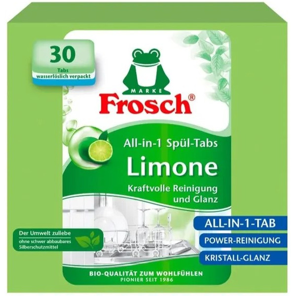 Таблетки для ПММ FROSCH Лимон 30шт