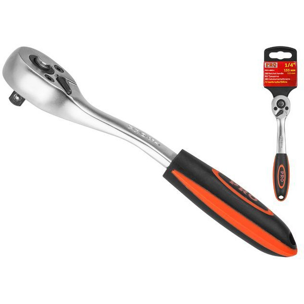 Трещотка Startul 1/4" 72зуб. 155 мм PRO-48014