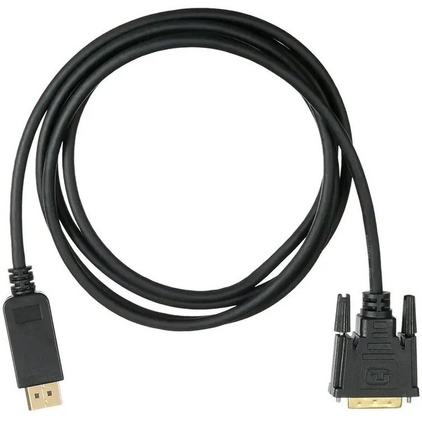 Кабель Buro 1.1v DisplayPort (m)/DVI-D (Dual Link) (2м, черный)