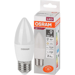 Лампа светодиодная OSRAM B60 7W 3000K Е27