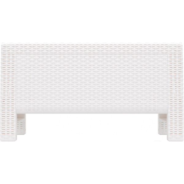 Садовый стол Альтернатива Ротанг-плюс М8421 (белый)