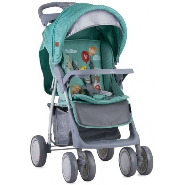 Коляска LORELLI Foxy Green Happy Animals