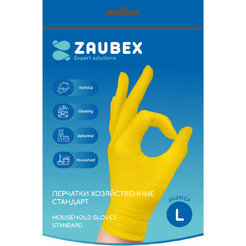 Латексные перчатки Zaubex HLG70-35E/L