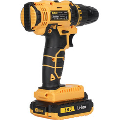 Дрель-шуруповерт Edon AD-18E (с 2-мя АКБ, кейс, набор оснастки)