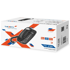 Проводной телефон TeXet TX-238 (черный)