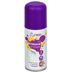 Аэрозоль от комаров и мошек HELP Цитрус 80536 75 мл