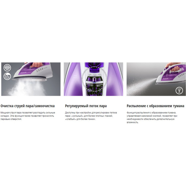 Электроутюг PANASONIC NI-E610TVTW